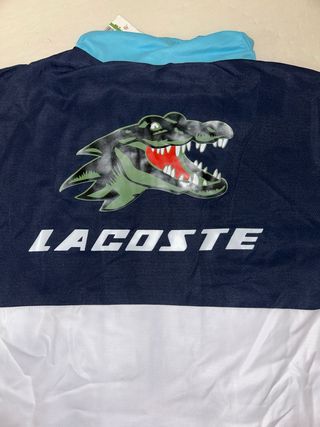Conjunto Deportivo Lacoste Azul Blanco Turquesa