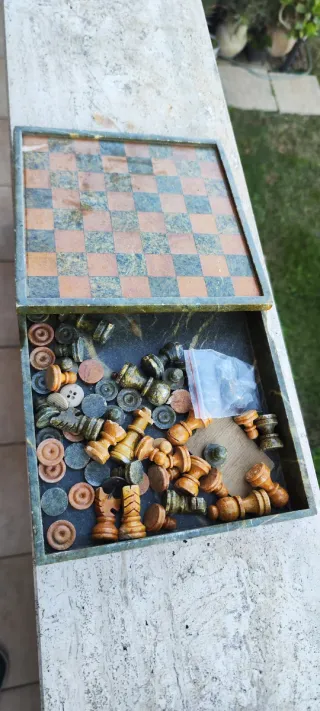 Set scacchi in marmo