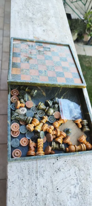 Set scacchi in marmo