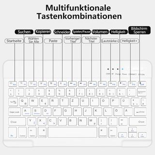 Funda TQQ con teclado para iPad 10.2