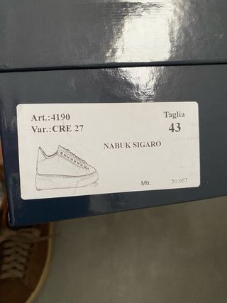 Scarpe artigianali Made in Italy Uomo 43