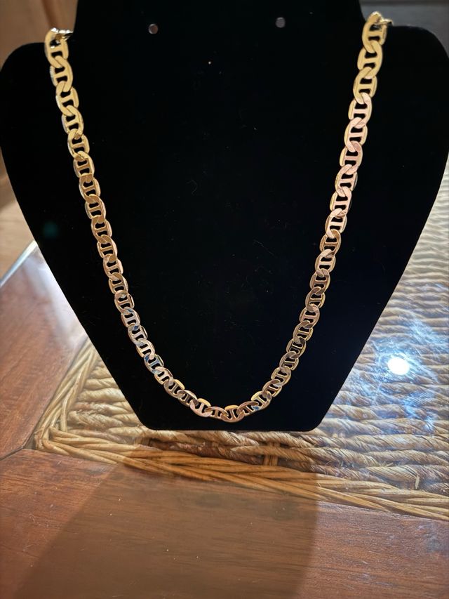 Cadena Gruesa Oro Laminado 14K