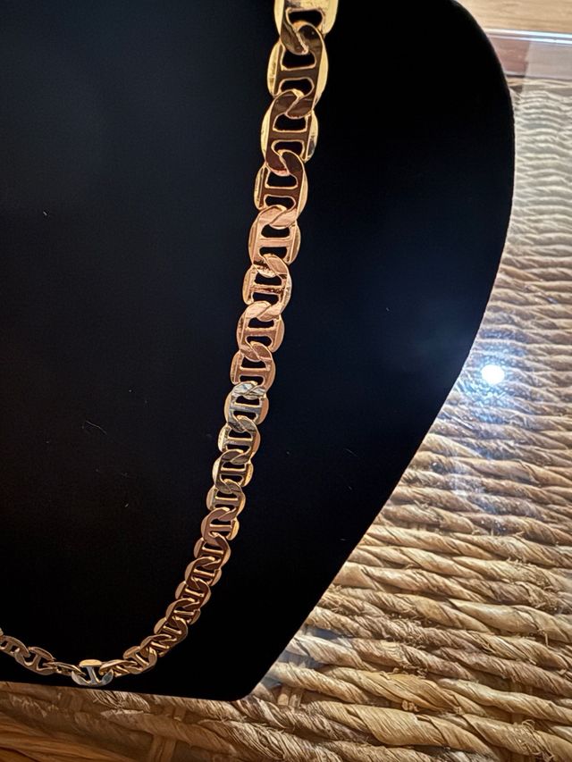 Cadena Gruesa Oro Laminado 14K