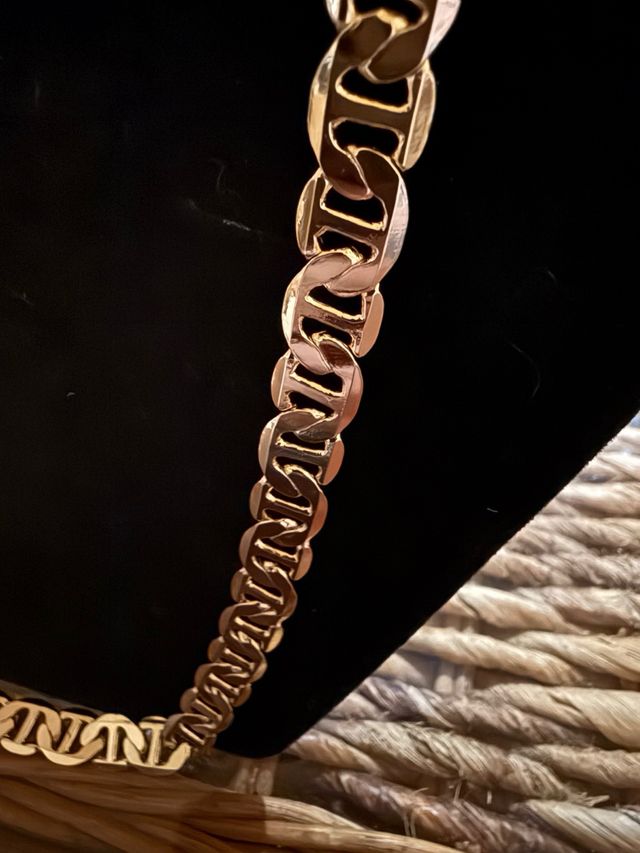 Cadena Gruesa Oro Laminado 14K