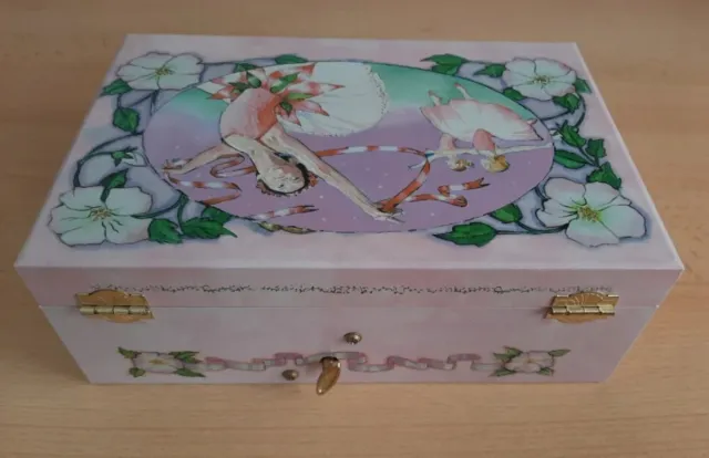 Caja de música joyero bailarina
