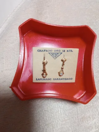 Pendientes Chapado Oro 18KTS MAC