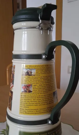 Boccale Birra Tedesco con Coperchio