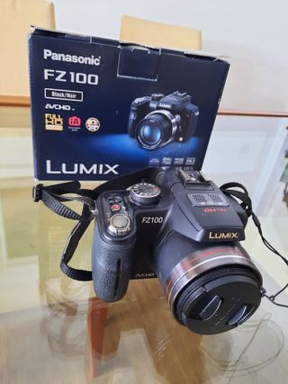 Cámara Panasonic Lumix FZ100 24x Zoom + Accesorios