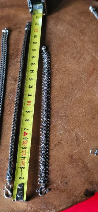 Set 6 bracciali in argento