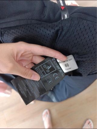 Traje Moto Dainese Negro y Rojo