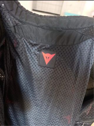 Traje Moto Dainese Negro y Rojo