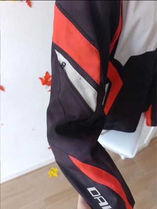 Traje Moto Dainese Negro y Rojo