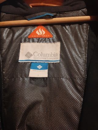 Chaqueta Columbia Gitback Negra Talla L Hombre