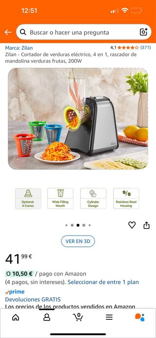 Cortador de Verduras Eléctrico