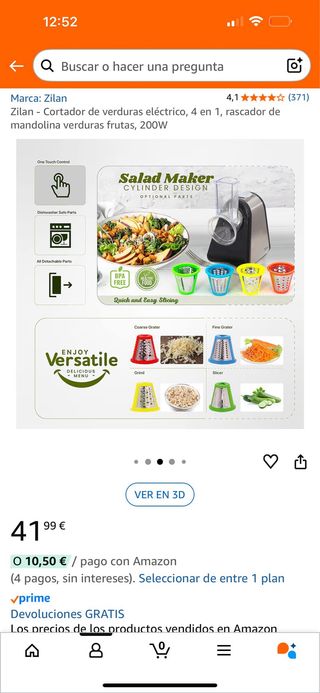 Cortador de Verduras Eléctrico