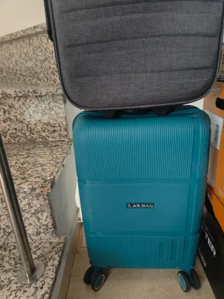 Maletas de viaje AS BAG (gris y azul)