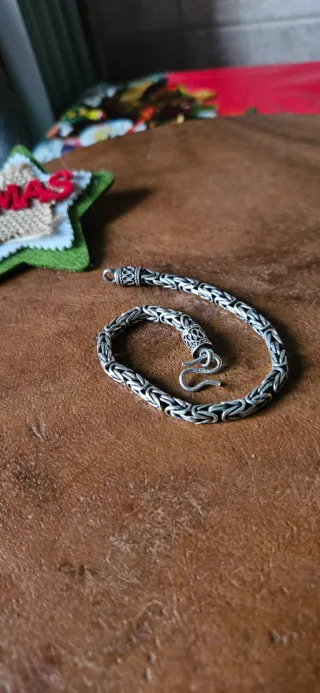 Bracciale snake in argento