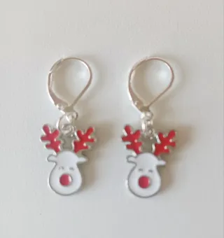 Pendientes Reno Navideños