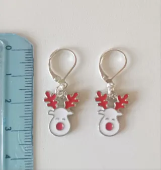 Pendientes Reno Navideños