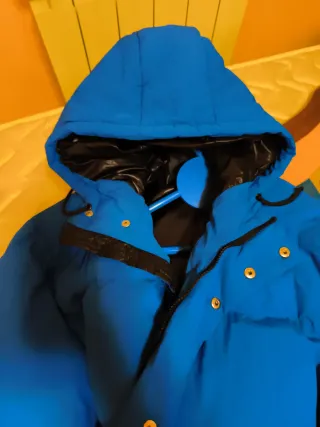 8 by Yoox Chaquetón Azul Talla XL