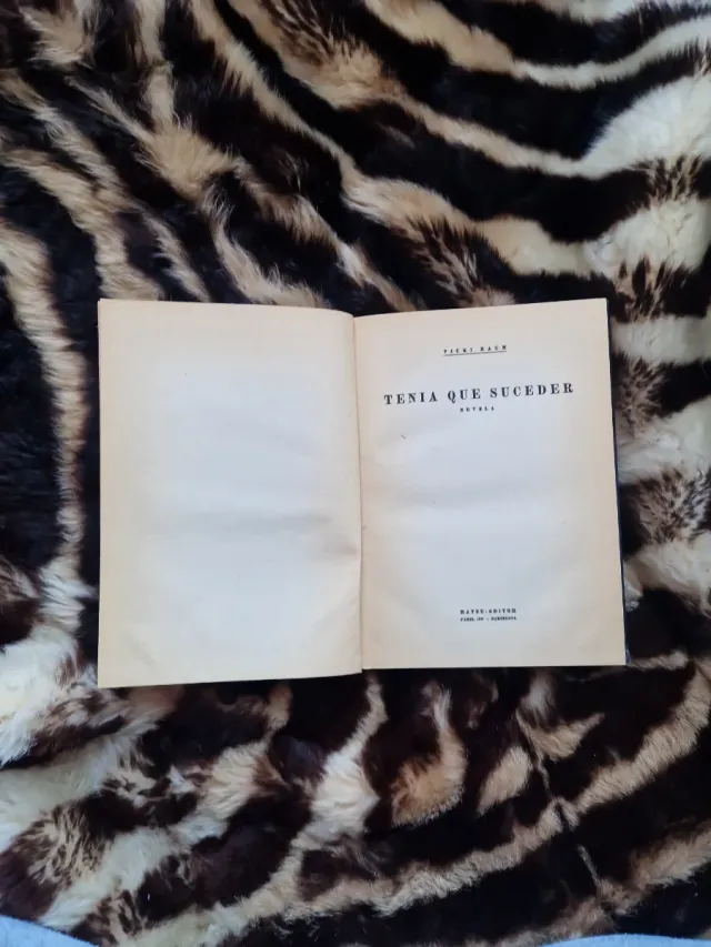 Libro vintage Tenía Que Suceder de Vicki Baum