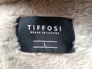 Abrigo acolchado beige