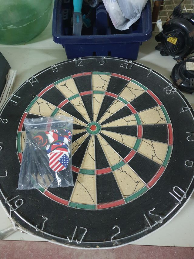 Diana de dardos con dardos