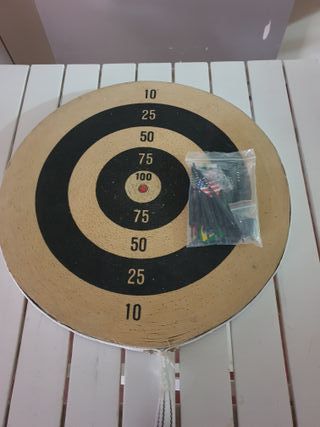 Diana de dardos con dardos