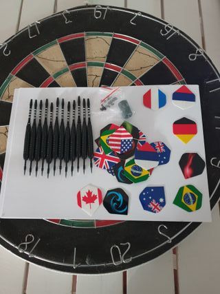 Diana de dardos con dardos