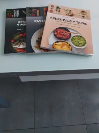 Tres libros de cocina