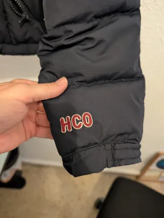 Plumífero Hollister, Azul oscuro Talla M