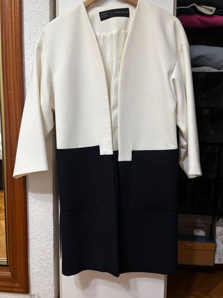 Chaqueta Zara Basic bicolor