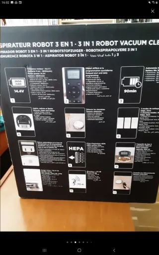 Aspirador Robot Eureka NER200 3 en 1