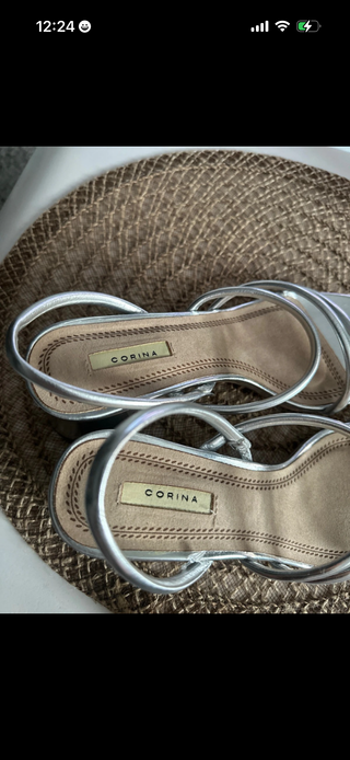 Sandalias Corina Plateadas