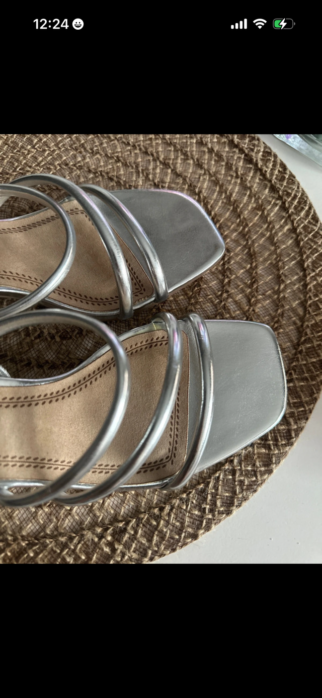 Sandalias Corina Plateadas