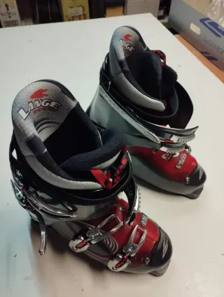 Botas de esquí Lange rojas y negras