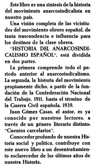 HISTORIA DEL ANARCO SINDICALISMO ESPAÑOL.