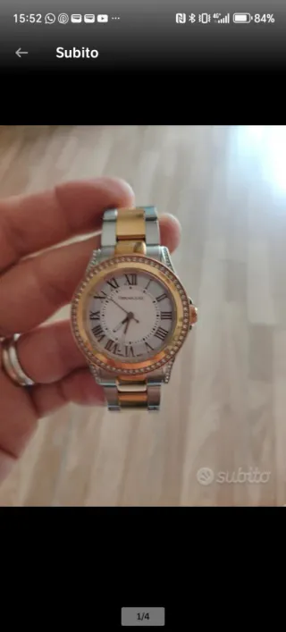 Orologio Rebecca oro e argento