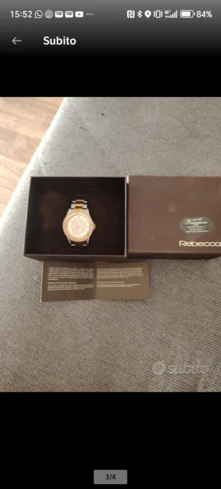 Orologio Rebecca oro e argento