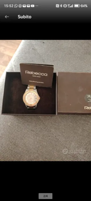 Orologio Rebecca oro e argento