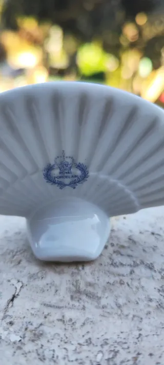 Statuetta ventaglio vintage uccellini