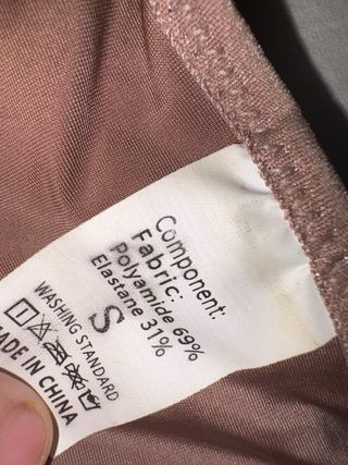 Faja moldeadora beige con cremallera