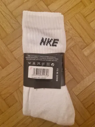 4 paia calze Nike bianche taglia 39/42