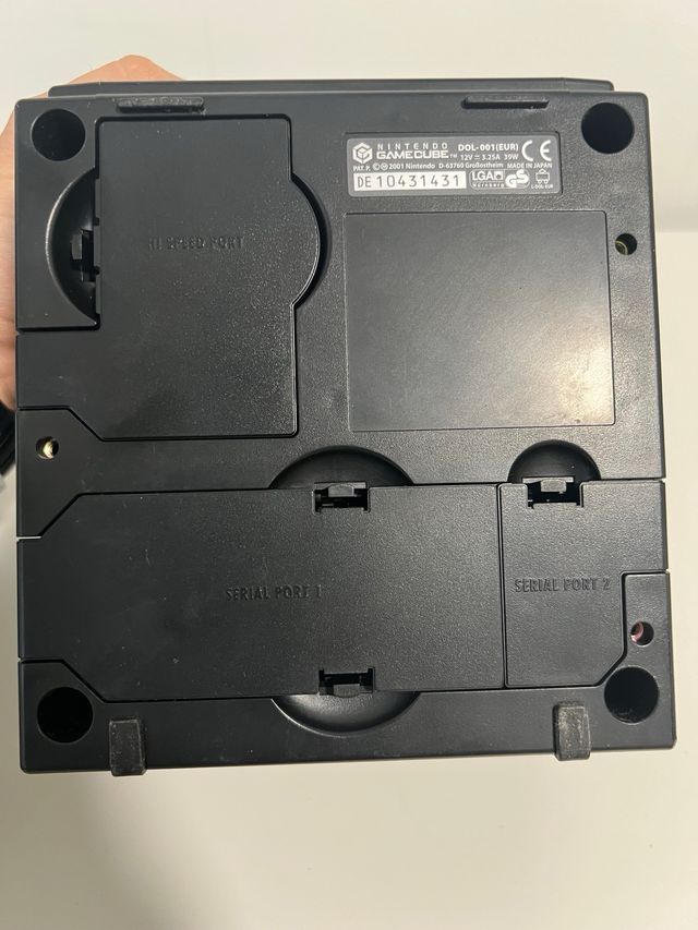 Nintendo GAMECUBE Negra + Mando + cables