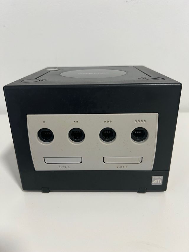 Nintendo GAMECUBE Negra + Mando + cables