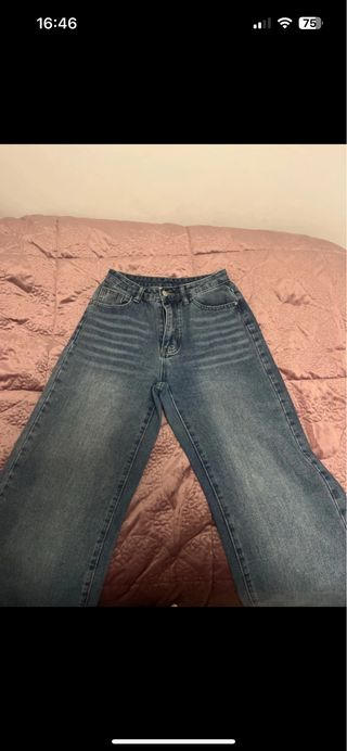 Vaqueros anchos Shein azules