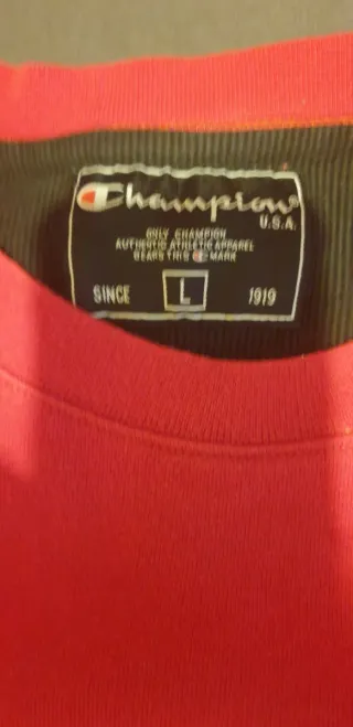 Sudadera Champion Roja Talla L