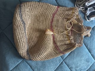 Lettino da Giardino Colombia in Iuta Naturale e Metallo