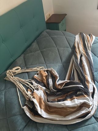 Lettino da Giardino Colombia in Iuta Naturale e Metallo