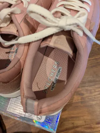 Zapatillas Skechers Rosa/Beige